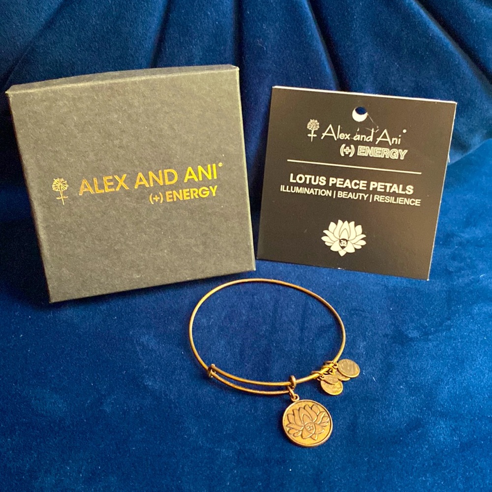 Alex and Ani Lotus Peace Petals bracelet